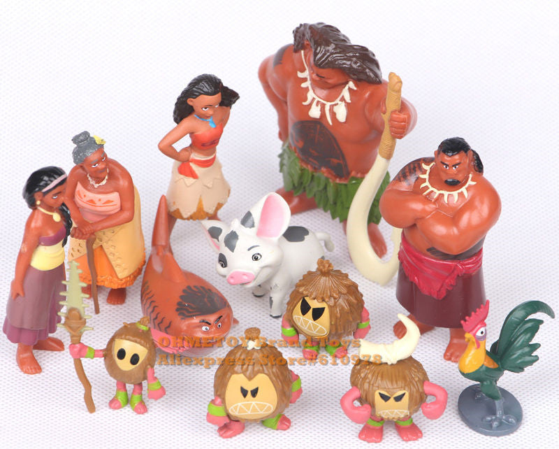 Disney Figure Cake Topper Princess Moana w/ Oar - Christmas Stocking  Stuffer!