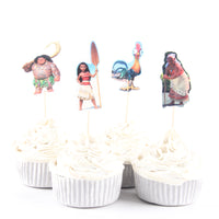 Polynesian Princess cupcake toppers (12 pack)