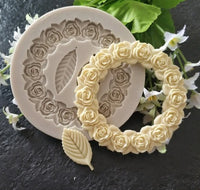 Rose wreath silicon mould